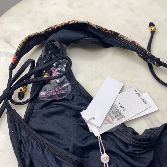 NWT Pilyq Embroidered Tie Bottom Size Large - Picture 5 of 6